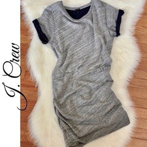 J. CREW RUCHED KNIT MINI JERSEY BODYCON DRESS